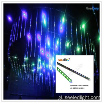 Tubo 3D RGB para Disco Night Club Bar